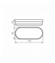 Oprawa kanałowa TOLU C LED 12W-NW-W Kanlux 31496