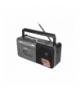 Radio przenośne MK-137, FM, kaseta, bluetooth, USB, TF, 2 x akumulator 18650 LAMEX LXMK137