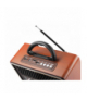 Radio przenośne Ina Retro Bluetooth, FM, USB, SD, AUX z pilotem, złoty LTC LX157BTG