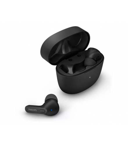 SŁUCHAWKI PHILIPS DOUSZNE BEZPRZEWODOWE TWS BLUETOOTH CZARNY TAT2206BK IPX4 BT 5.0