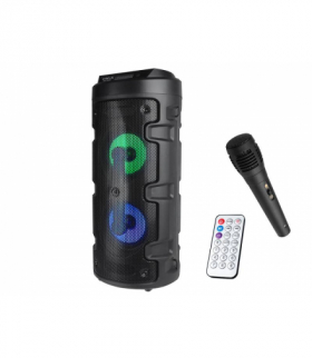 Głośnik Bluetooth CMiK MK-8896 2x4 FM/AUX/SD/USB ,podświetlenie LED RGB,mikrofon,pilot,wbudowany akumulator 1200mAh LXMK8896