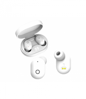 Słuchawki douszne Bluetooth Somostel Earbuds TWS J18 + etui ładujące, białe. LXTWS18