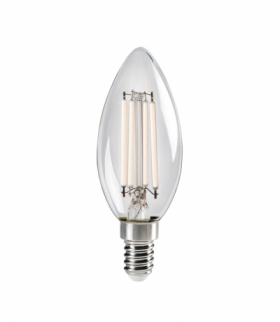 Źródło światła LED E14 4.5W 470lm (biały filament) XLED W C35E14 WW 2700K ciepła Kanlux 37382