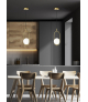 CORDEL LAMPA WISZĄCA pojedyncza 1X28W G9 MOSIĄDZ 31-73457