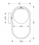 Cordel kinkiet 1X28W G9 czarny 21-10179