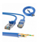 Extralink Kat.6A S/FTP 0.5m Patchcord LAN Miedź Kabel sieciowy skrętka 10Gbit/s EXTRALINK EX.6549