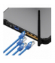 Extralink Kat.6A S/FTP 10m Patchcord LAN Miedź Kabel sieciowy skrętka 10Gbit/s EXTRALINK EX.6594