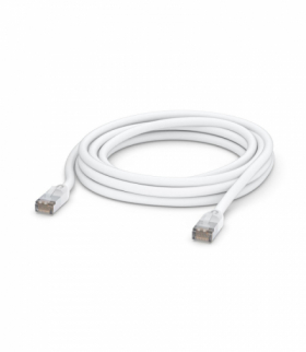 Ubiquiti UACC-Cable-Patch-Outdoor-5m-WH Patchcord LAN Zewnętrzny, Cat.5e STP, 5m, biały UBIQUITI UACC-CABLE-PATCH-OUTDOOR-5M-W