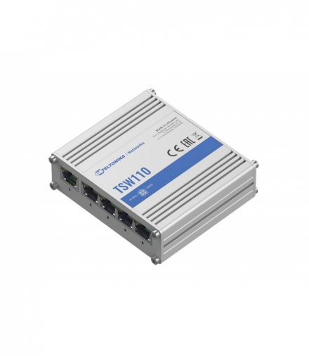 Teltonika TSW110 Switch 5x RJ45 1000Mb/s, L2 TELTONIKA TELTONIKA TSW110