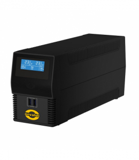 Orvaldi i600LCD USB Zasilacz awaryjny UPS, 600VA/360W, 7Ah ORVALDI ID600CH