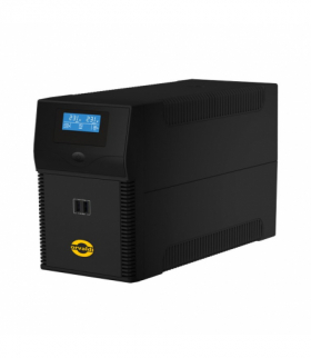 Orvaldi i1000LCD USB Zasilacz awaryjny UPS, 1000VA/600W, 2x 7Ah ORVALDI ID1K0CH