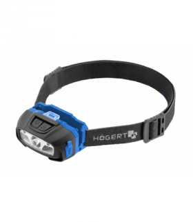 Lampa czołowa LED USB 6 funkcji z czujnikiem ruchu Hogert HT1E421