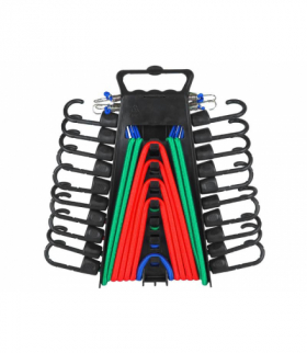 Zestaw gum do mocowania bagażu, 14 el. 86309. LAMEX LX86309