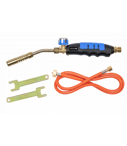 Zestaw do lutowania gazowego, palnik gazowy 2kW wyposażony w precyzyjny regulator mocy Hogert HT2C511