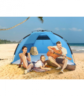 Namiot plażowy parasol Siesta niebieski 220x125x120cm UV30+ LAMEX LX140311XQ