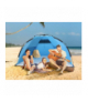 Namiot plażowy parasol Siesta niebieski 220x125x120cm UV30+ LAMEX LX140311XQ