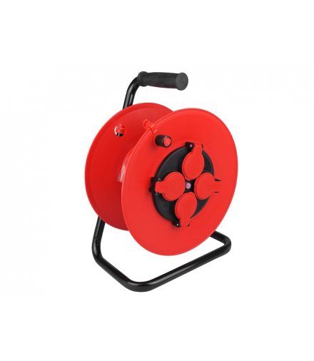 BĘBEN NA PRZEWÓD, KABEL Z GNIAZDAMI 4 GNIAZDA IP44 16A LW95201