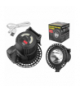 Latarka ręczna szperacz, LED P50 1350lm+20LED SMD 160lm, stroboskop 8LED (4LED SMD czerwone+ 4LED SMD niebieskie), akumulator 4500mAh LTC LXLL104