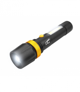 LTC Latarka ręczna LED COB 6 W/3 W, akumulator 6800 mAh, micro USB. LTC LXLL71