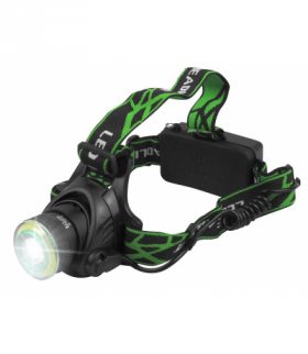 Latarka czołowa 1 x LED CREE T6+COB, zoom, akumulator, (4 tryby świecenia) BL-T107-T6. LAMEX LXLL20050