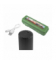 Latarka ręczna 1-LED+COB ZOOM z akumulatorem i kablem MicroUsb LXBLC73TH