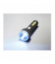 Latarka ręczna TS-1856 1-LEW 3W+1-LED COB 2W z akumulatorem 1200mAh,czarna. LXTS1856C