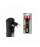 Latarka diodowa TS-2223 1-LED 1W/90lm+4-LED SMD/80lm z akumulatorem 500mAh czarna LXTS2223