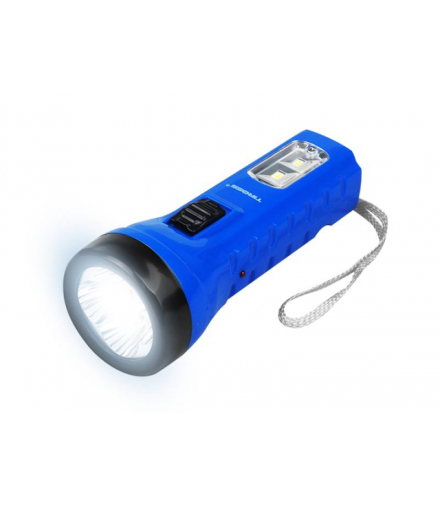 Latarka ręczna TS-2227 4 Led+2SMD z akum.500mAh, niebieska LXTS2227N