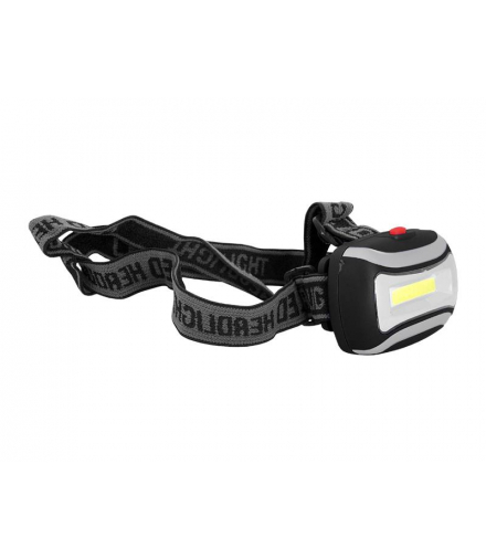 Latarka czołowa COB TS-1860 czarna. LXTS1860C