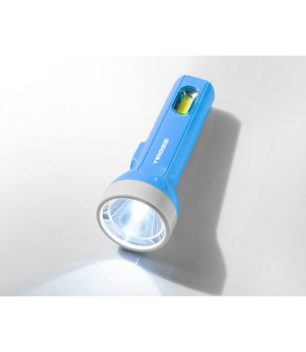 Latarka ręczna TS-2206 1-LED 70lm+1-LED COB 80lm 2xAA, niebieska. LXTS2206N
