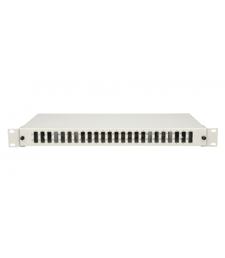 Extralink 48 Core Przełącznica 24 SC Duplex, 48 spawów, szara EXTRALINK EX.12196