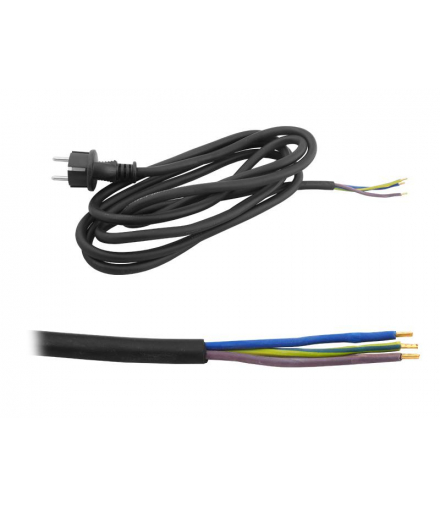 Przewód przyłączeniowy gumowy 3x2,5 kabel zasilający 3m. LXAST247