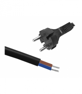 Przewód przyłączeniowy gumowy, kabel zasilający 2x1 5m. LXAST101