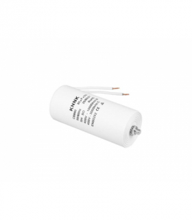 Kondensator silnikowy 80uF/450VAC z przewodami LXKONN026