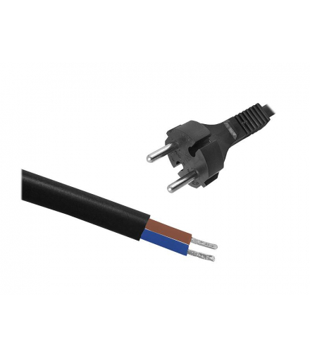 Przewód przyłączeniowy gumowy, kabel zasilający 2x1 3m. LXAST100
