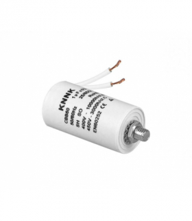 Kondensator silnikowy 1uF/450VAC z przewodami LXKONN015