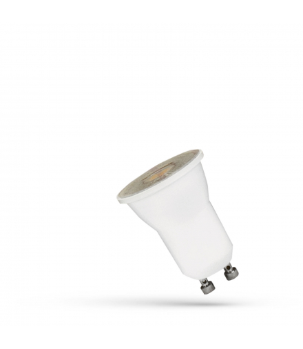 LED MR11 GU10 230V 4W SMD 55st WW z soczewką SPECTRUM WOJ+14666