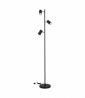 Lampa podłgowa EVALO FL 3xGU10 B-SR czarny GU10 Kanlux 35788