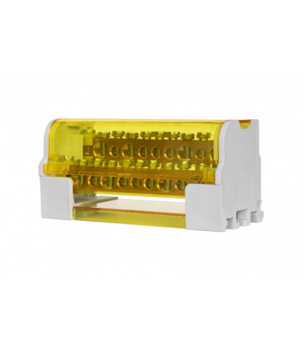 Blok rozdzielczy dwubiegunowy LBR - 211 (125A - 2x11 otworów) F-Elektro F2.0162