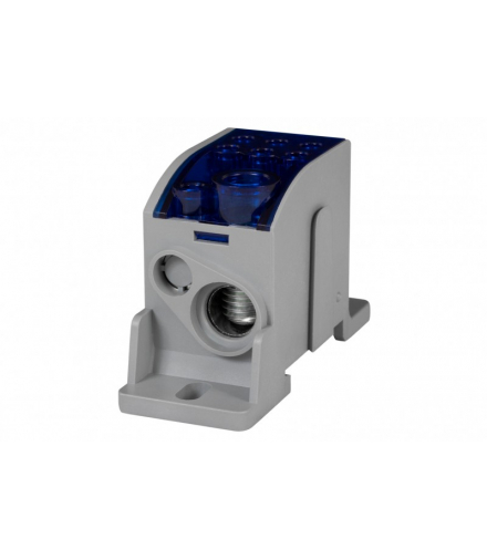 Blok LKN 160A (1x70/1x16 - 6x16) - niebieski AL/CU F-Elektro F2.0337