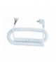 Przewód spiralny - wtyczka kątowa 05VVH8-F - 3x1mm2 - 10m - biały F-Elektro F5.0078