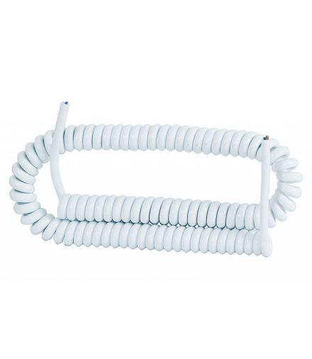 Przewód spiralny 05VVH8-F 3x1mm2 - 10m - biały F-Elektro F5.0044