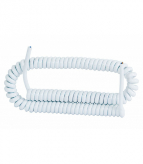Przewód spiralny 05VVH8-F 4x1mm2 - 5m - biały F-Elektro F5.0054