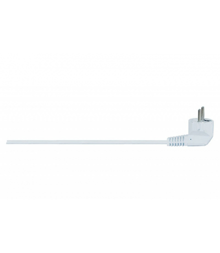 Przewód przyłączeniowy - wtyczka kątowa OWY (H05VV-F) 3x1,5mm2 - 3m - biały F-Elektro F5.0019
