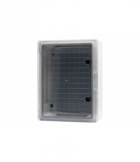 Szafa z tworzywa 300x400x195 mm obudowa sterownicza IP65 drzwi przeźroczyste F-Elektro F1.0335
