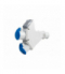 Adapter kempingowy wtyk 16A 3p przemysłowy, gniazdo 2x16A 3P przemysłowe, gniazdo tablicowe 230V IP44 F-Elektro 73126