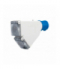 Adapter kempingowy wtyk 16A 3p przemysłowy, gniazdo tablicowe 2x230V IP44 F-Elektro 73115