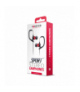 Słuchawki przewodowe Sport Music dokanałowe jack 3,5mm czerwone TFO Forever GSM002113
