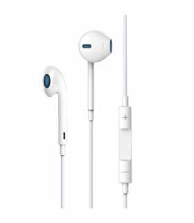 Słuchawki przewodowe Smart EarPods douszne jack 3,5mm douszne białe TFO Devia BRA003716