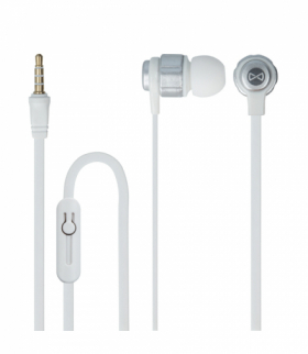 Słuchawki przewodowe SE-400 dokanałowe jack 3,5mm biały TFO Forever GSM031748